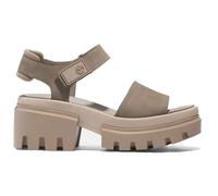 Sandales Femme - TIMBERLAND - Everleigh - Beige - Cuir - Lacets - Plat 40