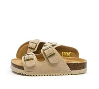 Sandales Femme Xti Beige - Cuir - Boucle de serrage - Plat 36