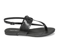 Sandales femmes Calvin Klein Jeans FLAT SANDAL TOEPOST HW Noir 37