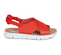 Camper Women's Oruga K200157 Flat Sandal, Bright Red 049, 38 EU