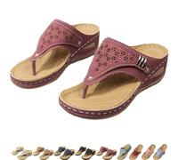 Sandales Femmes Été Tongs Claquettes avec Talon, Semelles Épaisses et Respirantes, Chaussures de Marche, Chaussures d'Été Ouvertes, Nouveautés, Chaussures Trekking Cadeau Personnalisé pour Femmes