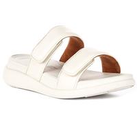 Fitflop Femme F-Mode Go Adjustable Flatform Two-Bar Slides Sandale Glissante, Beige, 39 EU
