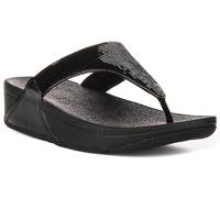Sandales Femmes Fitflop Lulu Sequin Shine À Pied Noir EU 36-42