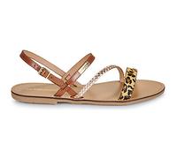 LES TROPEZIENNES PAR M. BELARBI Femme BATRESSE Chaussures Ville Sandale, Leopard Multi, 38 EU