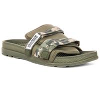 Sandales Femmes Palladium Solea Slide En Néoprène Camogreen UK 8