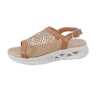 Sandales Femmes Sandales de Marche Femme Confortable Orthopédique Plateforme Chaussures Antidérapantes Respirantes Bohême Bout Ouvert Sandale avec Talon Bloc Pas Cher Chaussures Décontractée