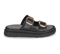 Tamaris Sandales compensées pour femme 1-27239-42 - Noir - 41 EU, Cuir noir, 41 EU