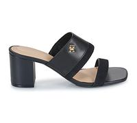 Sandales femmes Tommy Hilfiger LEATHER SUEDE BLOCK HEEL MULE Noir 40