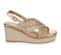 XTI 142746 doré Espadrilles COMPENSÉES Femme