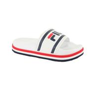 FILA Morro Bay Zeppa wmn Sandale Femme, blanc (White/Stripe), 39 EU