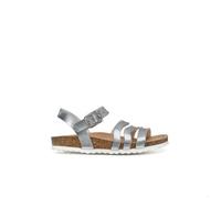 Geox J Adriel Girl F Sandale, Silver, 33 EU