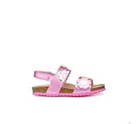 Geox J Adriel Girl D Sandale, DK Pink/Lt Yellow, 31 EU