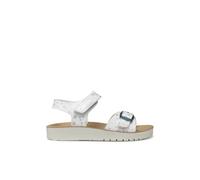 Geox J SANDAL COSTAREI GI, Sandale fille, White,