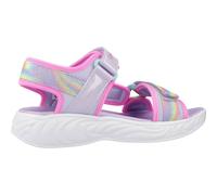 Sandales Fille Textile Confortable Slip-on Bleu Et Violet 37