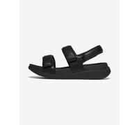 Fitflop - Sandales Flatform Réglables F-Mode Go - Femme - Chaussures - Noir - Taille: 41 EU