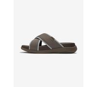 Sandales FitFlop F-Mode Go W-Resistant Webbing Cross Slides marron grisâtre - 44