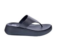 Sandales FitFlop Femme - Modèle F-Mode LTH Flatform - Noir - Cuir - Confortable et Élégant 40