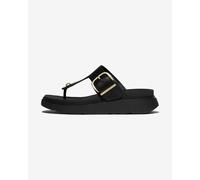 Sandales FitFlop Gen-FF Buckle Leather noir pur femme - 37