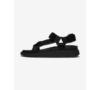 Sandales FitFlop Gen-FF Réglables en Cuir Noir Foncé Femme - 39