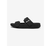 Sandales FitFlop Gogh Moc Buckle Nobuck Slides noir - 43