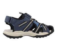 Geox J Borealis Boy B Sandale, Denim/Grey, 24 EU