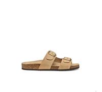 Geox D BRIONIA L Sandales plates pour femme Taupe Taille 37 EU