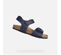 Sandales - GEOX - GHITA - Bleu marine/Rouge - Enfant - Basse - Plat 24