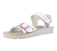 Sandales GEOX J SANDAL COSTAREI GI - Blanc - Fille - Boucle de serrage - Compensé 26