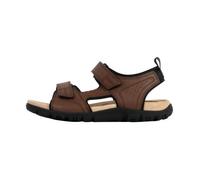Geox Sandales Strada U4524B000ME Marron semelle respirante et fermeture scratch réglable Homme EU 40