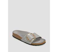 Sandales Grises Pour Femmes Birkenstock Madrid Bb Lena Hs Narrow 1029534-highshinestonecoin