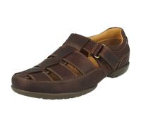 Clarks Originals Chaussures de ville Recline Open – Cuir Mahogany Marron – 44 EU (9.5 UK)