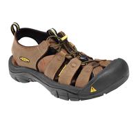 Keen Sandales Newport – Cuir naturel lavable, laçage rapide, respirantes – Homme 43 Marron
