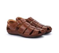 Sandales homme - PIKOLINOS - Tarifa 06J-5433XL - Marron - cuero - Casual - 100% Vachette - Cousu à la semelle 48