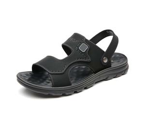 Sandales Hommes Compensées Été Mode Support Orthopédique - Tongs Plage Claquettes Mousse Yoga Piscine Réflexologie Talon Randonnée, Mules Bien-Être