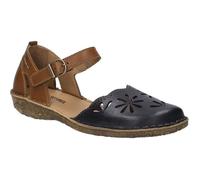 Sandales - JOSEF SEIBEL - Rosalie 04 - Cuir Noir - Fermeture Velcro - Talon Plat 41