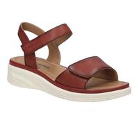 Sandales - JOSEF SEIBEL - Sevran 01 - Cuir - Rouge - Fermeture Velcro 36