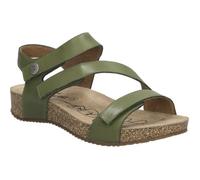 Sandales - JOSEF SEIBEL - Tonga 25 - Cuir - Vert - Fermeture Velcro 41