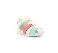 Sandales Kickers Fille en Cuir Blanc - Modèle Bigflo - Confortable pour Printemps/Été 24
