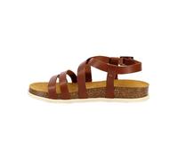 Sandales - KICKERS - Kick Alice - Marron clair - Cuir - Talon plat - Boucle de serrage 38