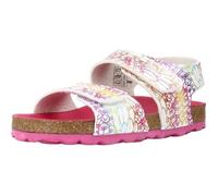 Sandales Kickers Summerkro pour fille - Blanc - Talon plat - Fermeture scratch 38