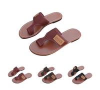 Sandales larges pour femme 2026 confortables d'été en cuir souple - Tongs de plage décontractées en maille antidérapante - Chaussons pour la maison et la piscine, bordeaux, 40.5 EU