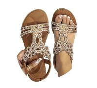 Sandales larges pour femme, confortables à enfiler, décontractées, chaussures orthopédiques à bout ouvert, légères, coussin d'été, fasciite plantaire, sangle de cheville, sandales tendance à bride