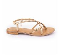 Sandales Les Tropeziennes Monatres - Cuir - Or Irise - Boucle de serrage - Femme - Printemps Été 2022 38
