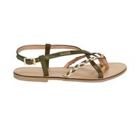 Les Tropeziennes par M. Belarbi Femme Chou Chaussures Ville Sandale, Kaki-Multi, 38