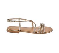 Sandales et nu-pieds Les Tropéziennes par M Belarbi HOMAGE pour Femme 41 Or et bronze