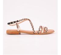 Sandales Les Tropeziennes Par M. Belarbi Homage - Cuir - Brides torsadées et croisées - Femme 38
