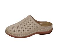 Sandales Marche Homme Sandales Hommes Été Confortables Mules en Cuir Vintage Plateforme Compensées Pantoufles Premium Orthopédiques Chaussons De Plage D'été Taille