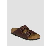 Sandales Marron Pour Hommes Birkenstock Arizona Wb Le Regular 1030702-vintage-wood-roast