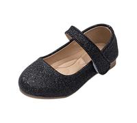Sandales Mary Jane basses filles, semelle souple légères élégantes - style classique scintillant, pour jeunes filles#M