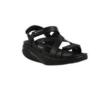 Sandales MBT Kiburi W - Noir - Cuir - Femme - Talon compensé 4.5cm 40